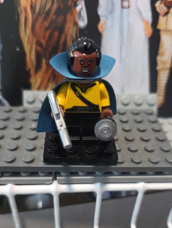 Lego Other - CUSTOM Star Wars Lando Calrissian Minifigure with Cape Gun And Staff.